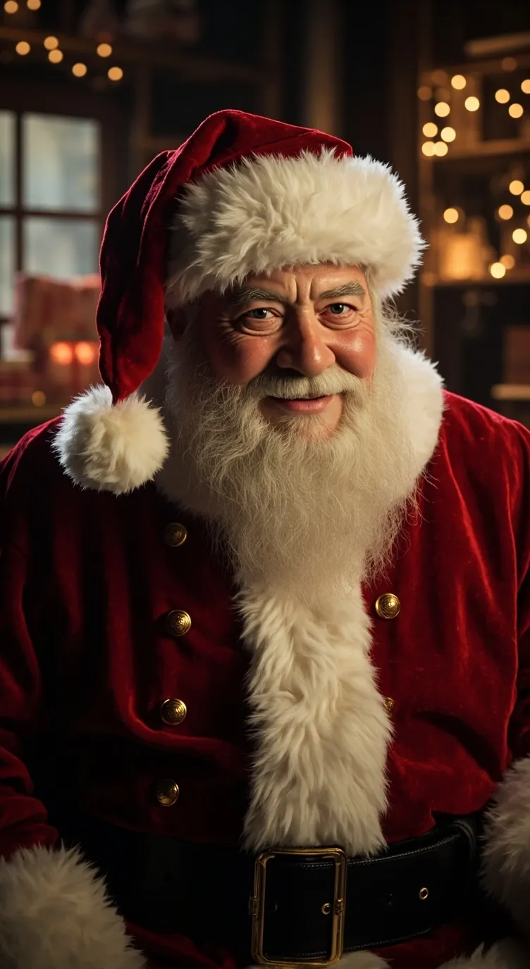 ai character: Santa background