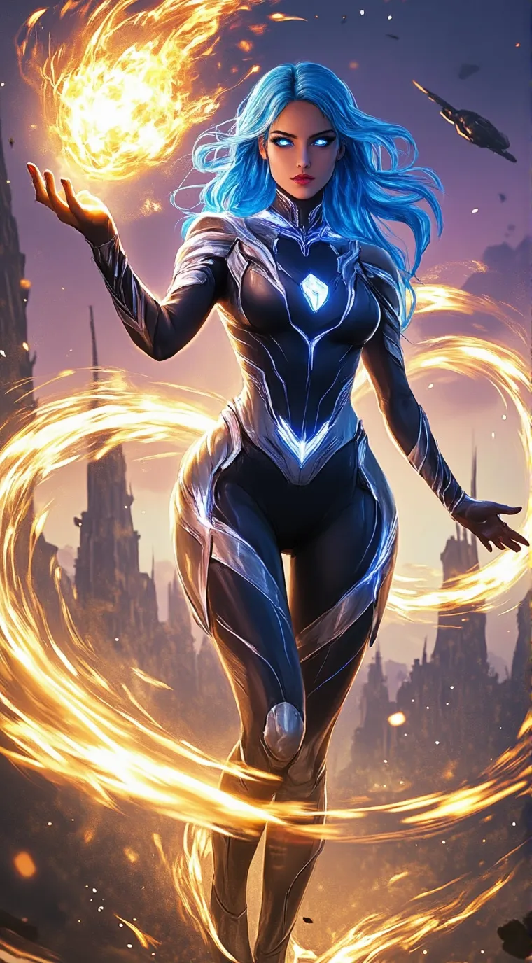 ai character: Astra background