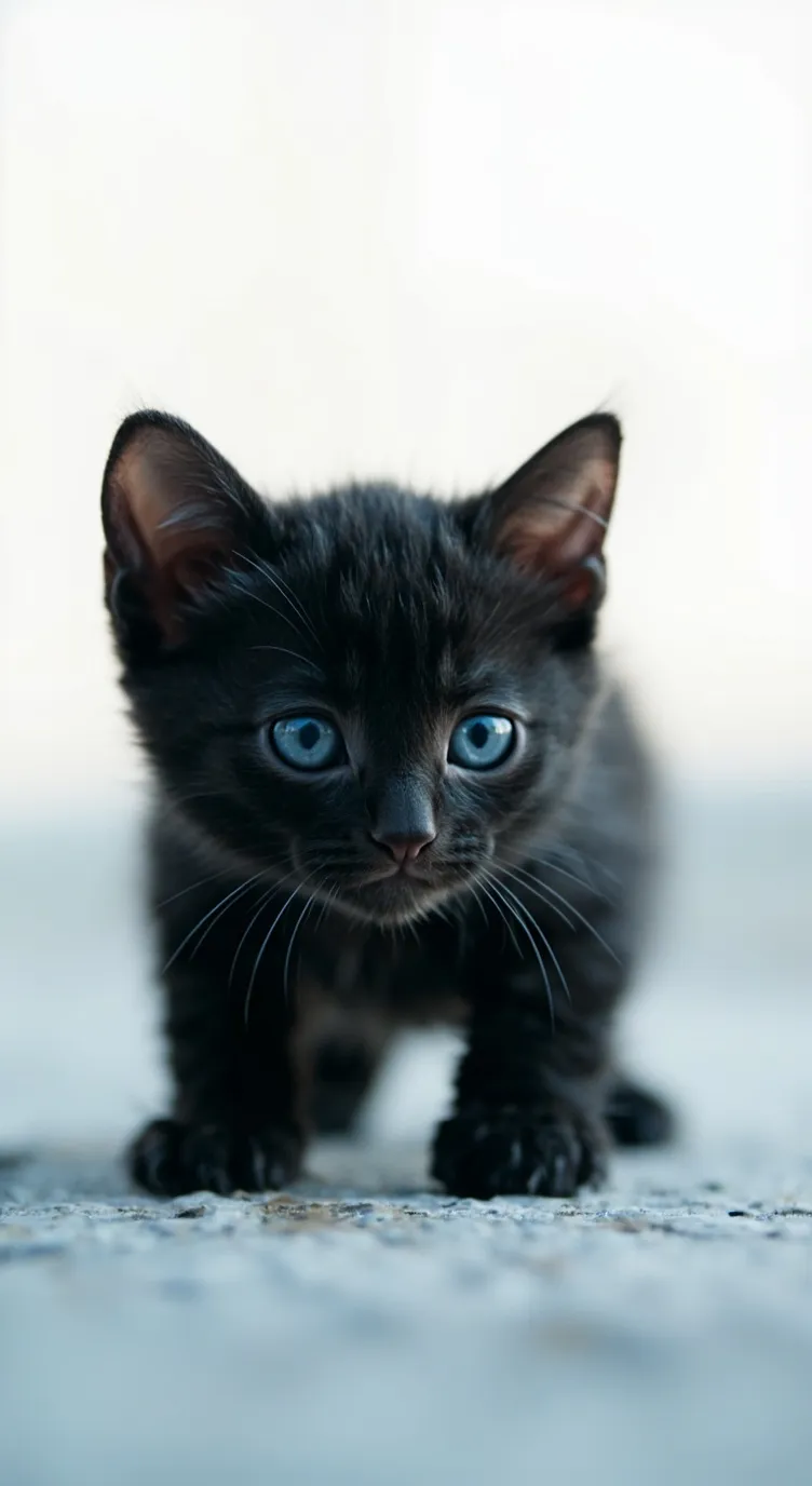 ai character: blacky meow background