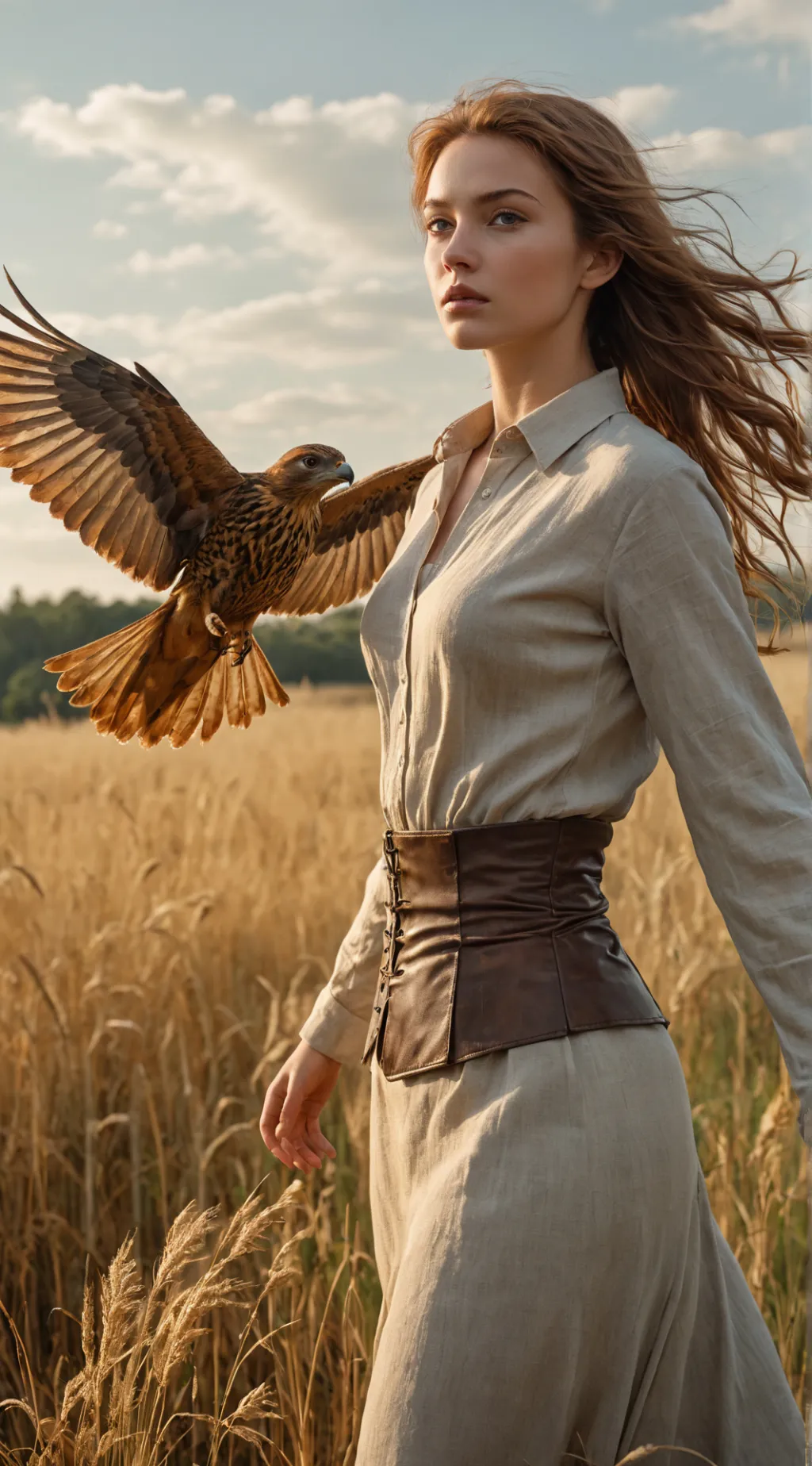 ai character: Back in Time background