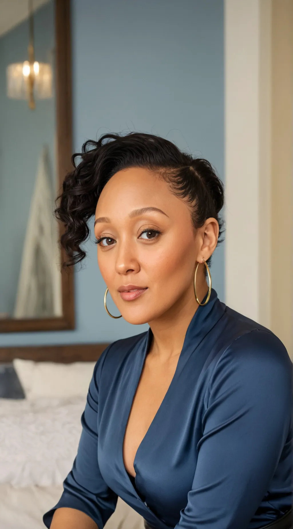 ai character: Tamera Mowry  background