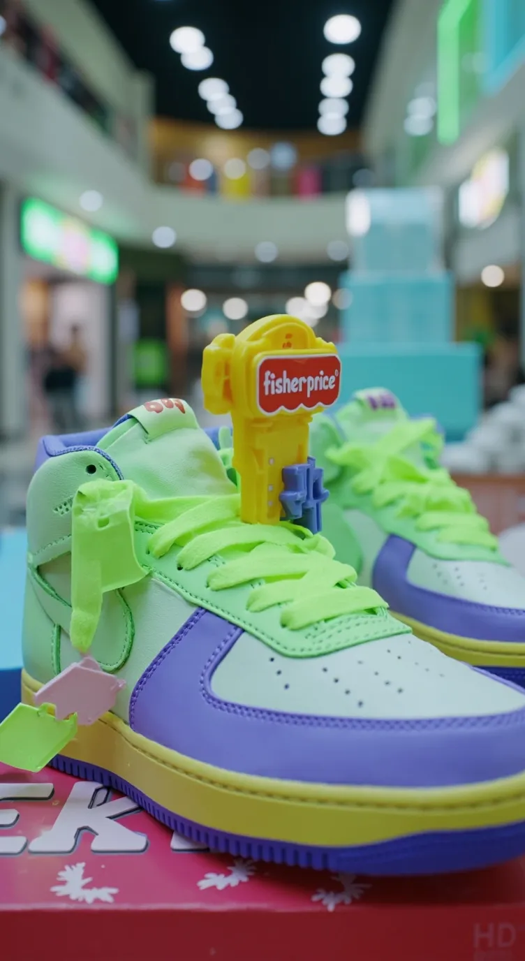 ai character: new Nike shoe 22 background