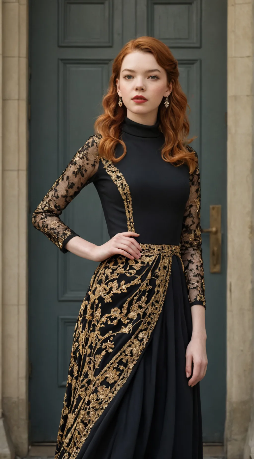 ai character: Anya Taylor-Joy background