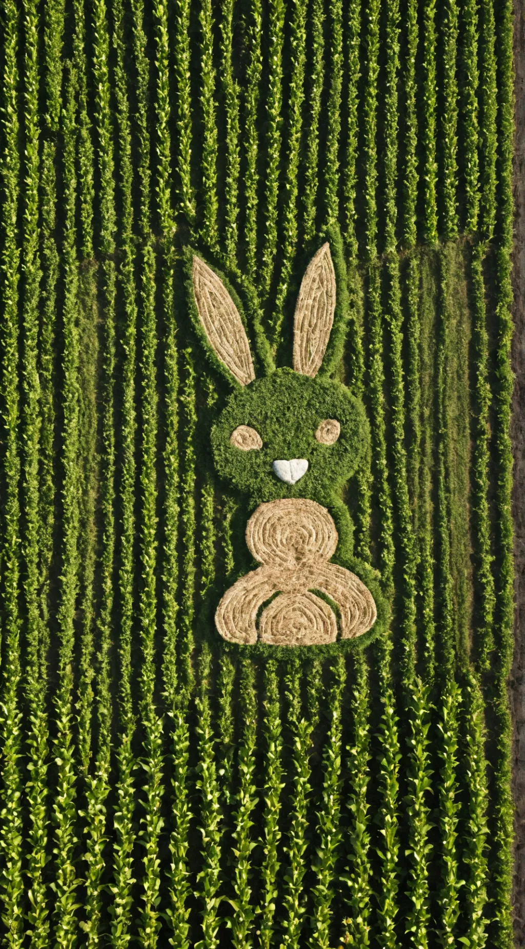 ai character: Crop Bunny  background