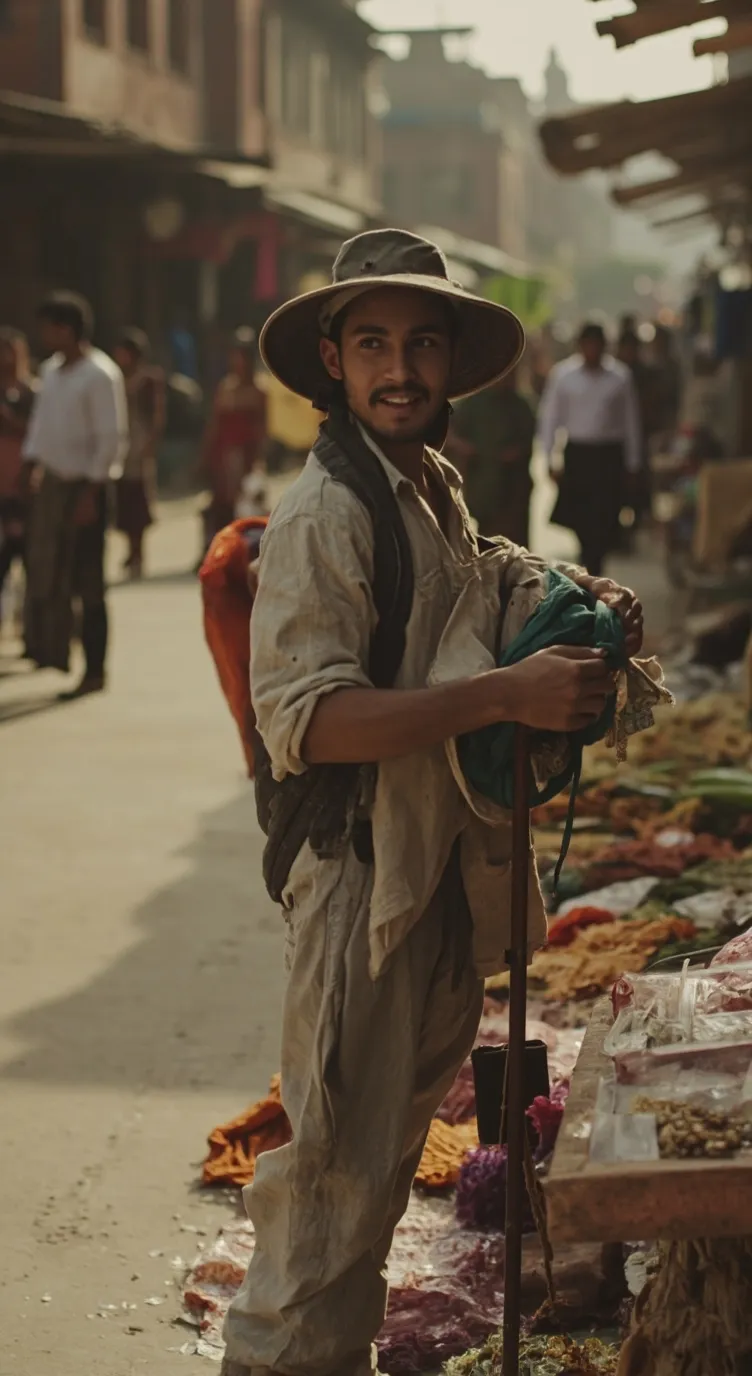 ai character: amir the merchant background