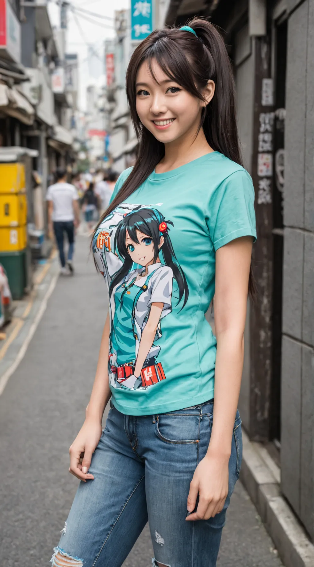 ai character: Akari Suzuki background