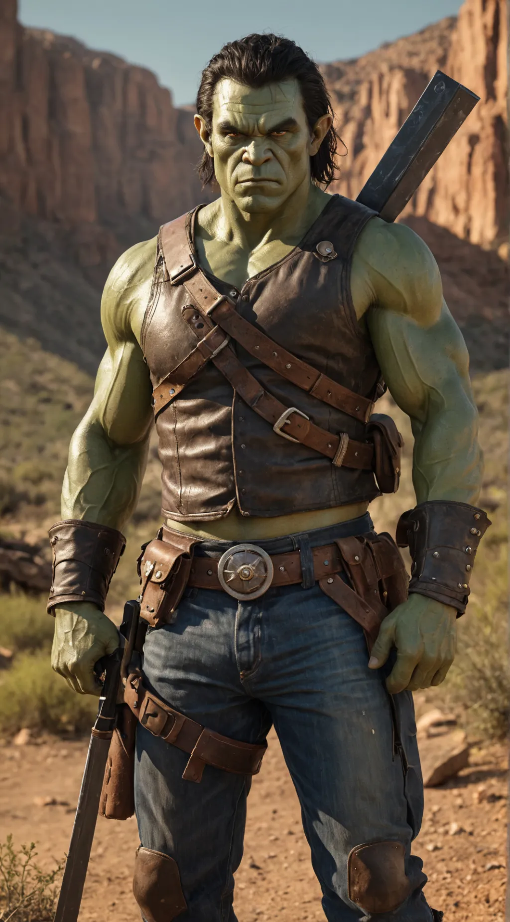 ai character: RENO CANYON  background