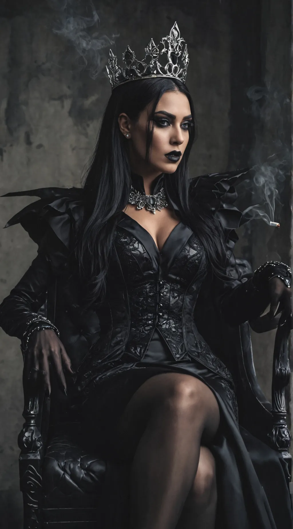 ai character: Dark Queen Chelle  background