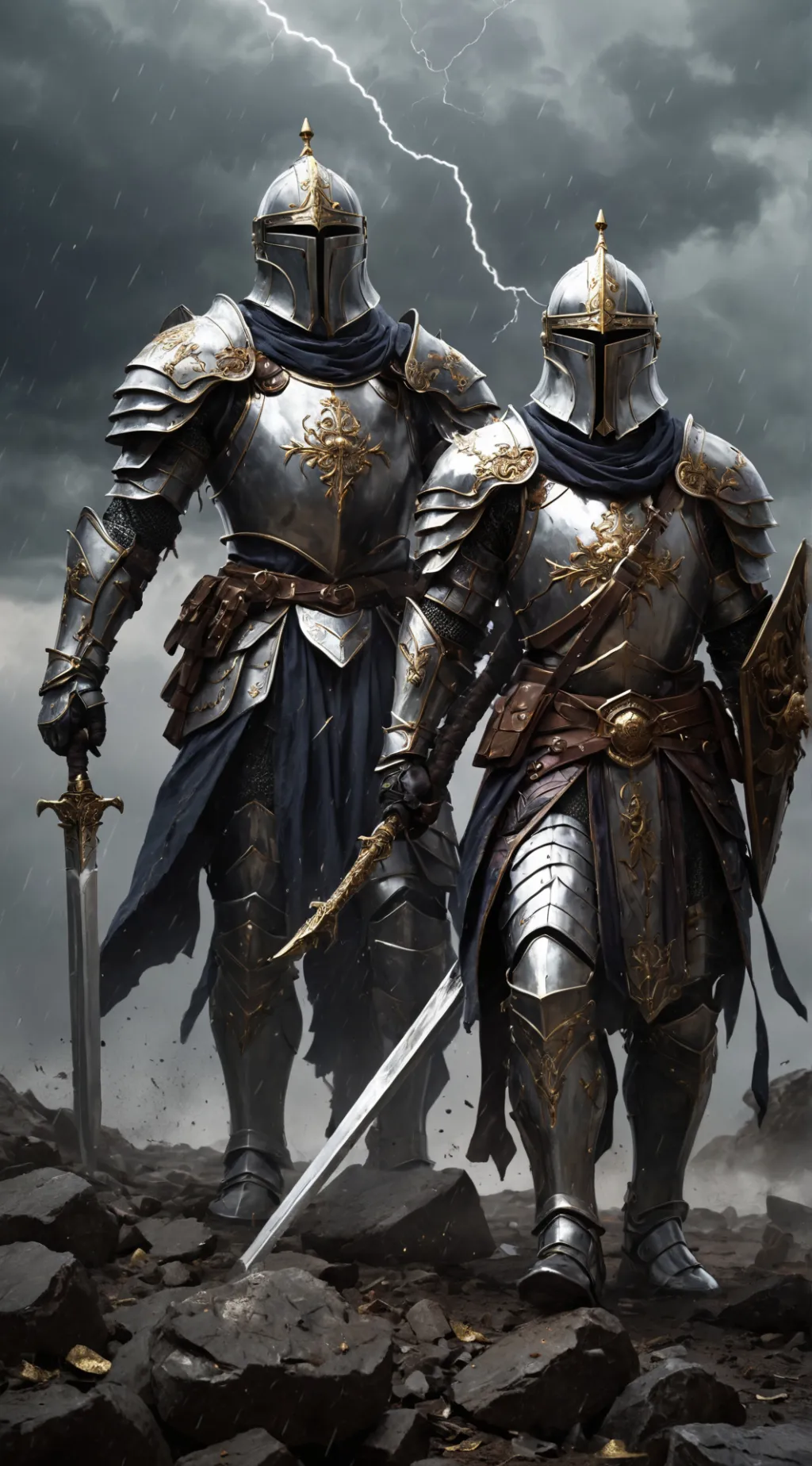 ai character: Theo and Vain background