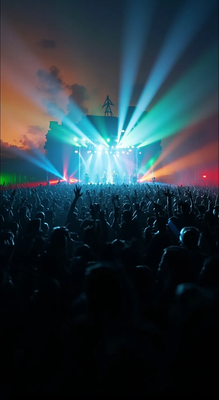 ai character: Concert background