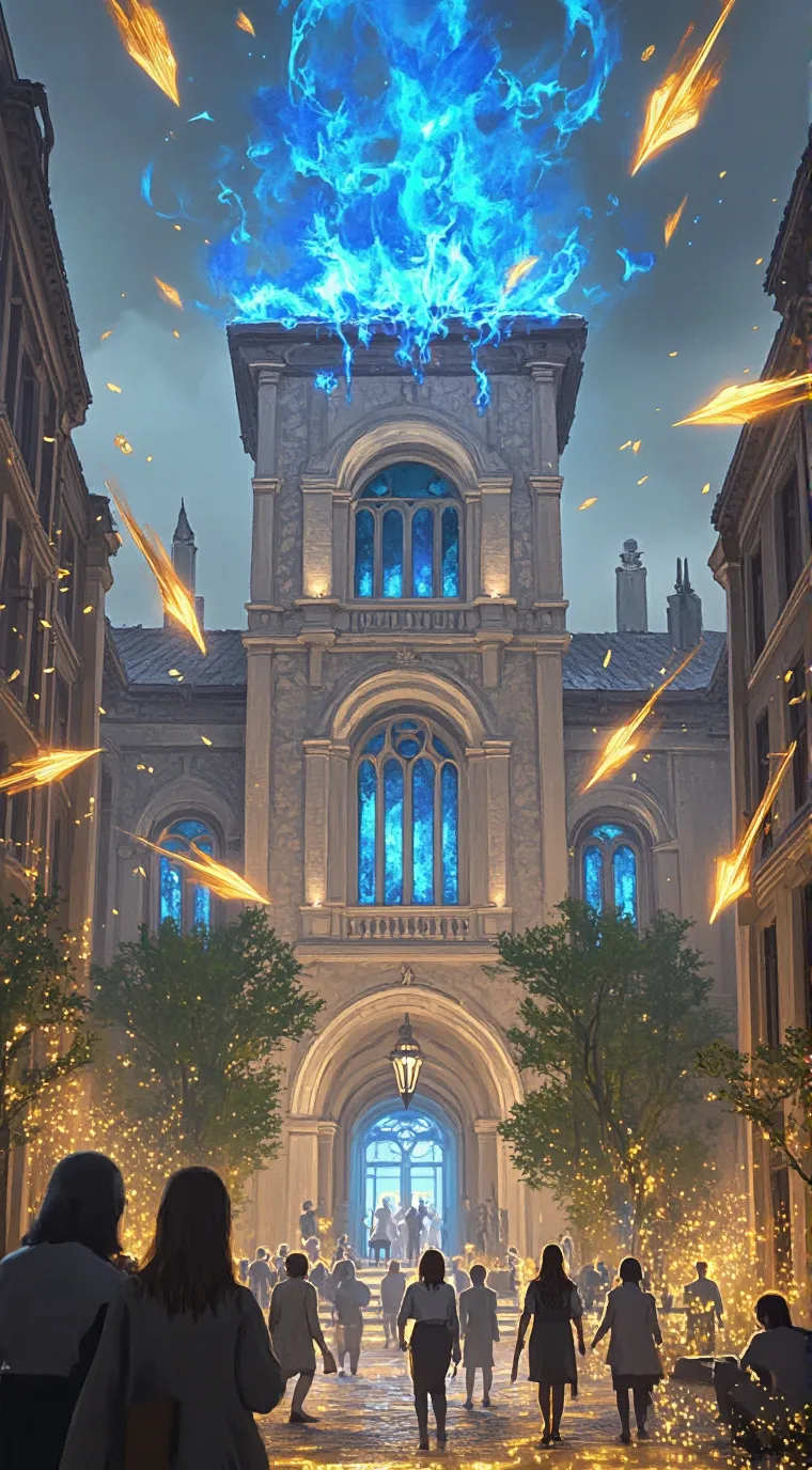 ai character: magic School background