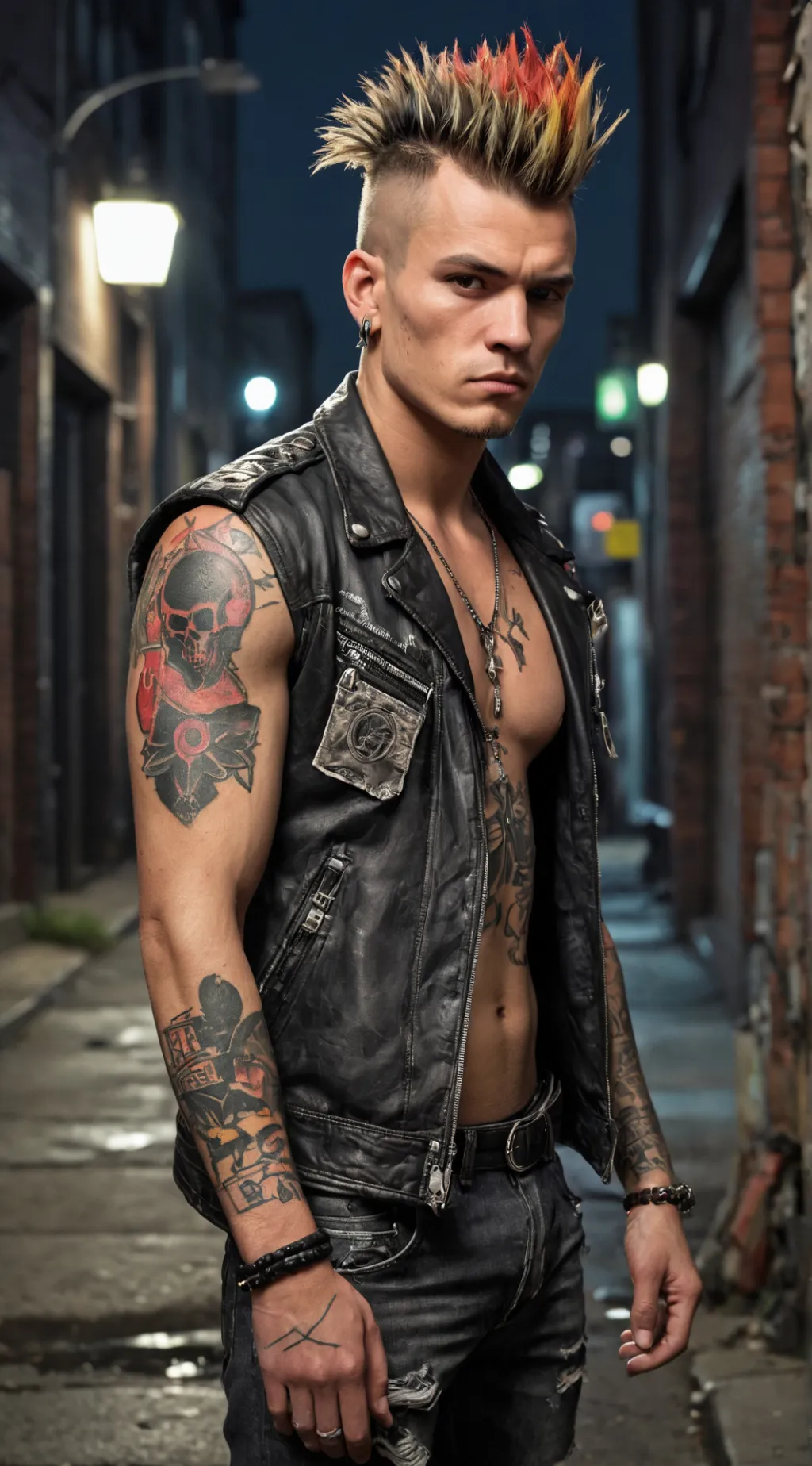 ai character: Wolf Skullyard background