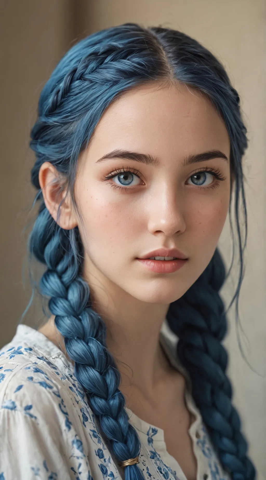 ai character: Wjahy Blue background