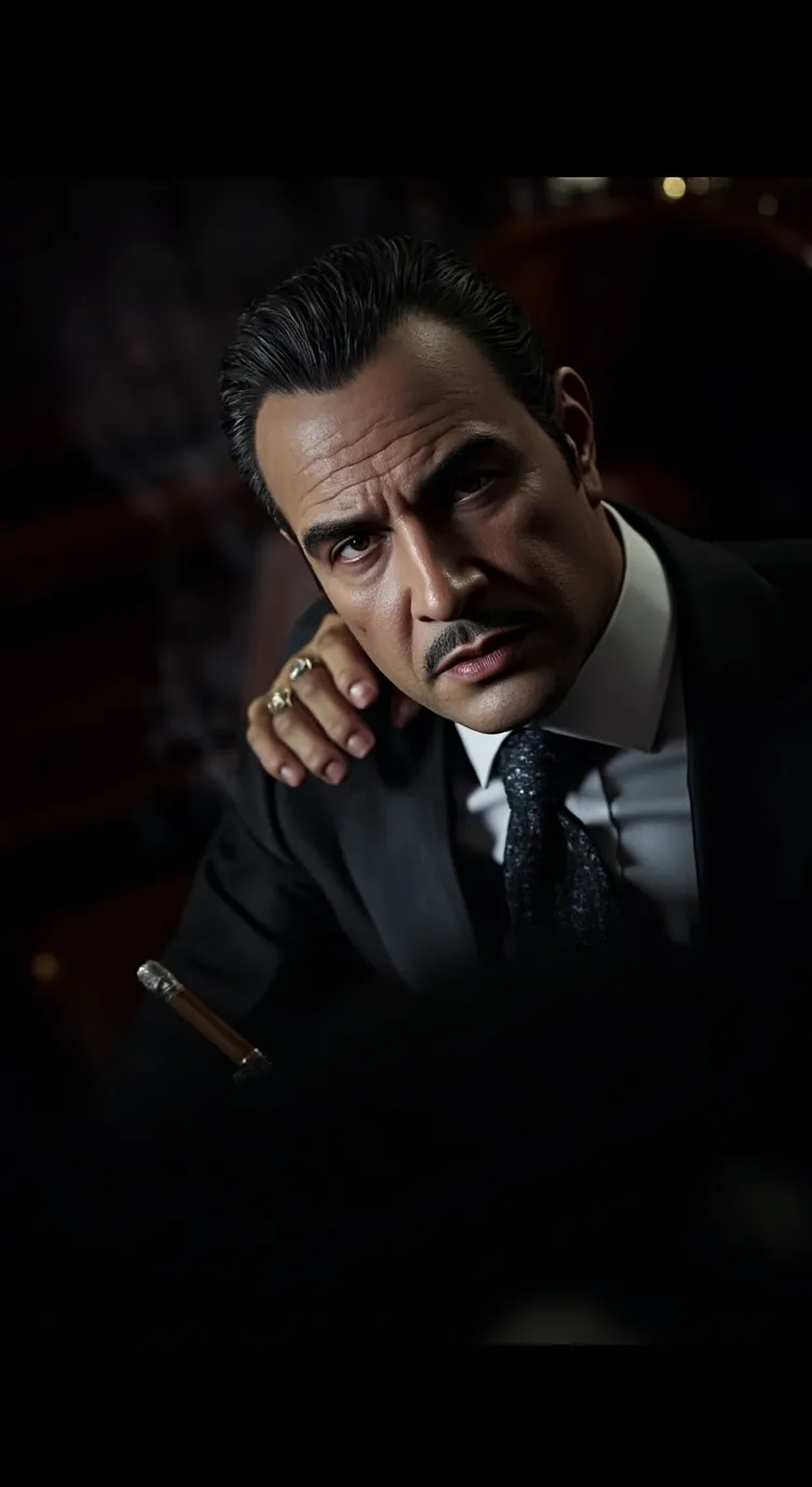 ai character: mafia boss  background