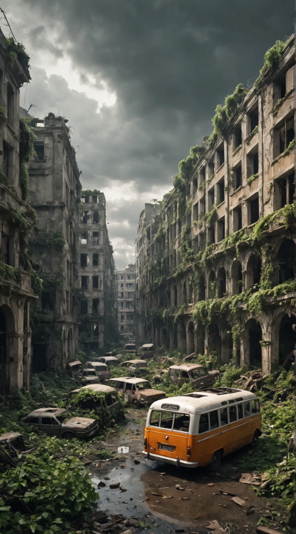 ai character: Zombie infestation background