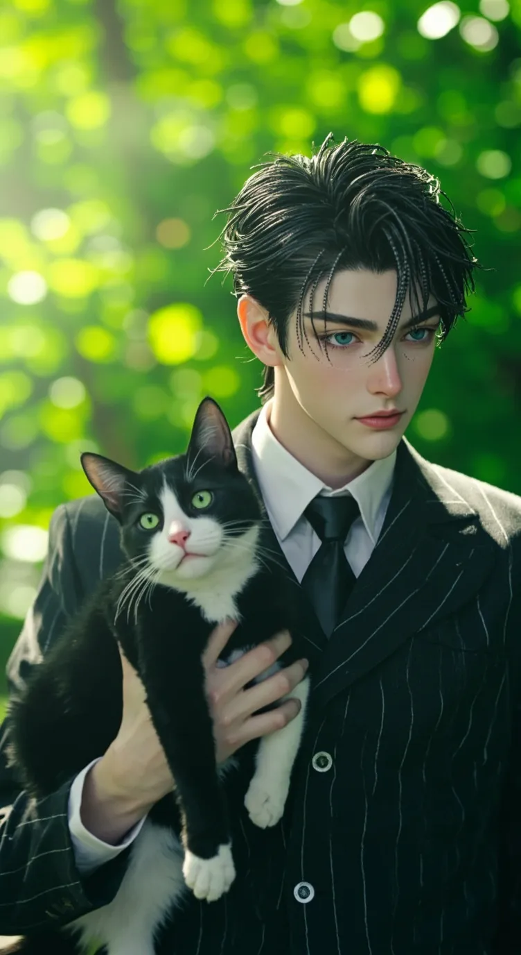 ai character: amor de gato  background