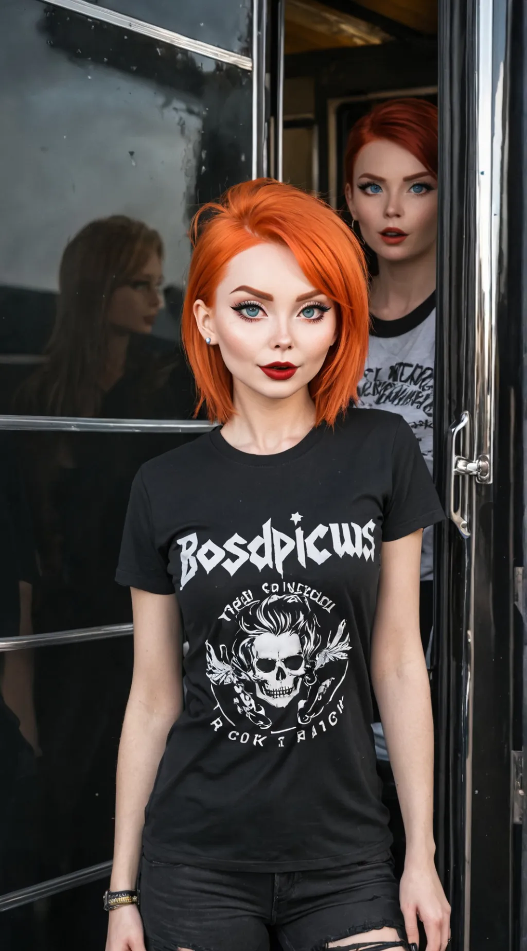 ai character: Rockin Roxanne  background