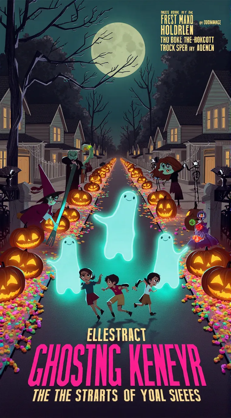 ai character: PPT HALLOWEEN!  background