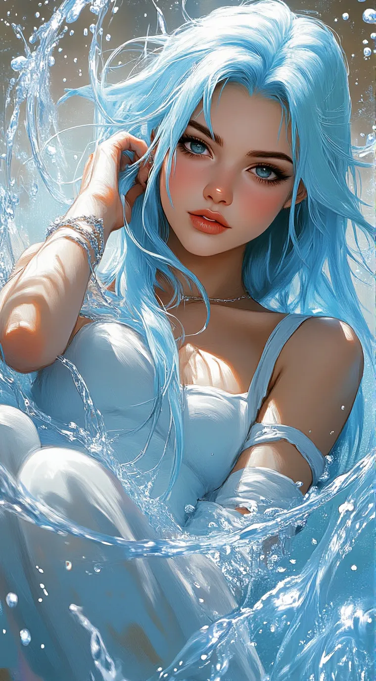 ai character: Sirah🌊🫧💧 background