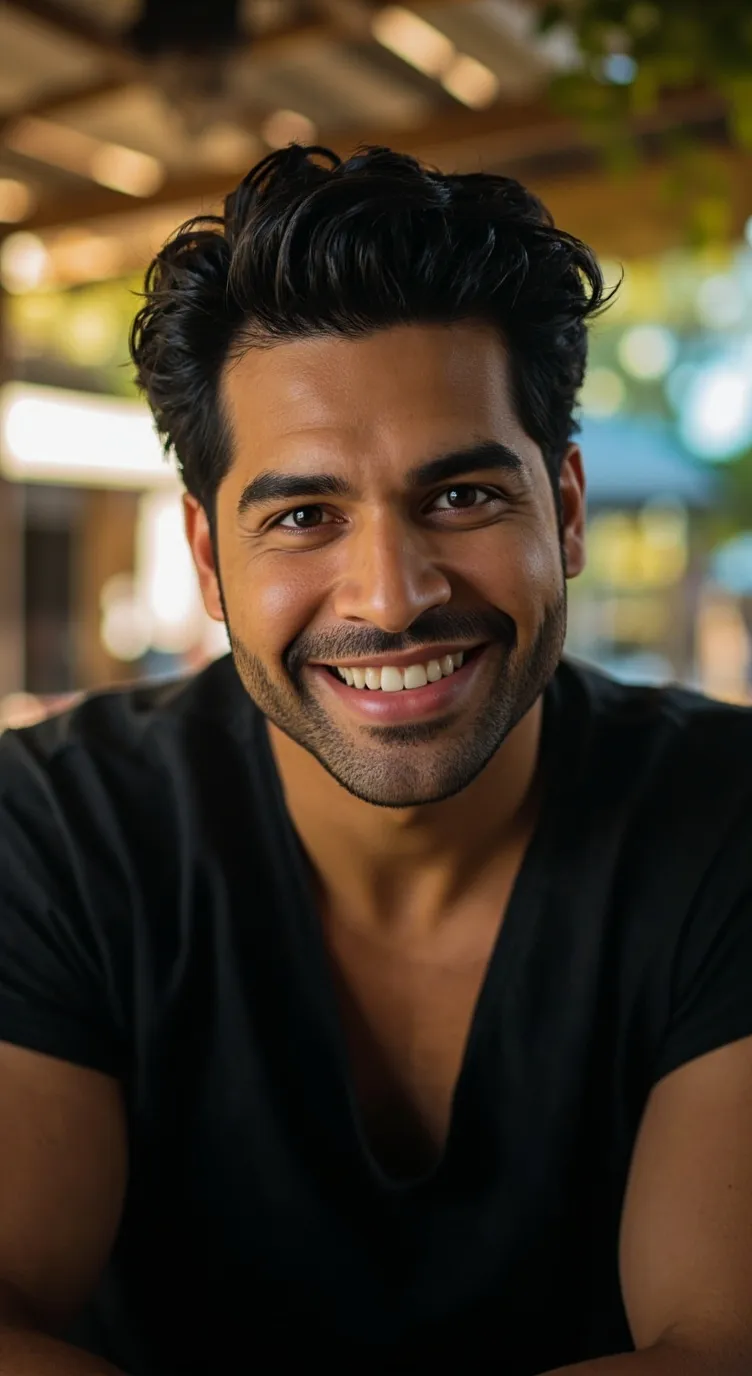 ai character: Lucas  background