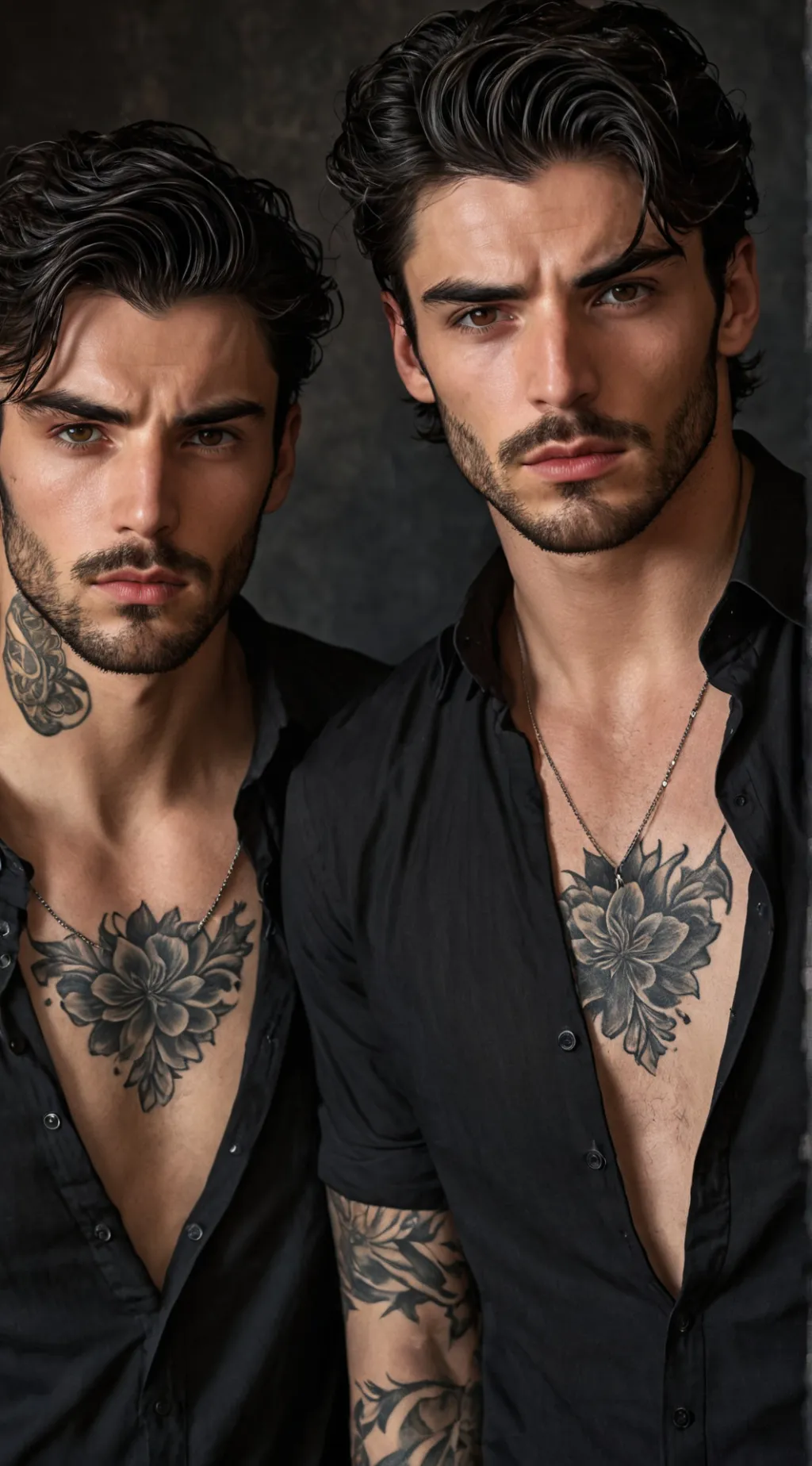 ai character: Cole and Austin background