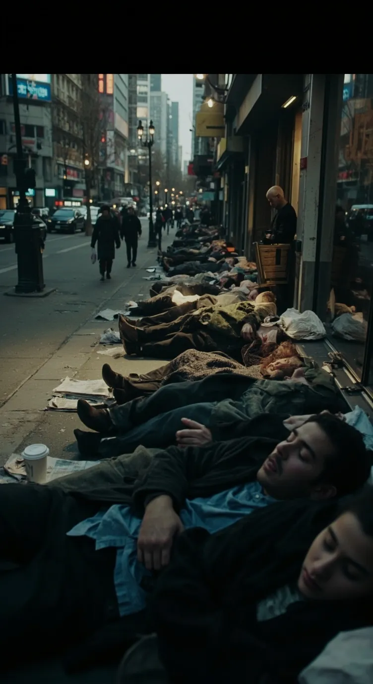 ai character: Humanity sleep background