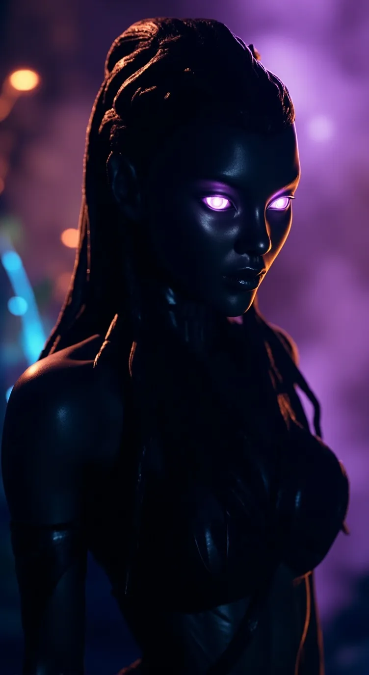 ai character: Alien background