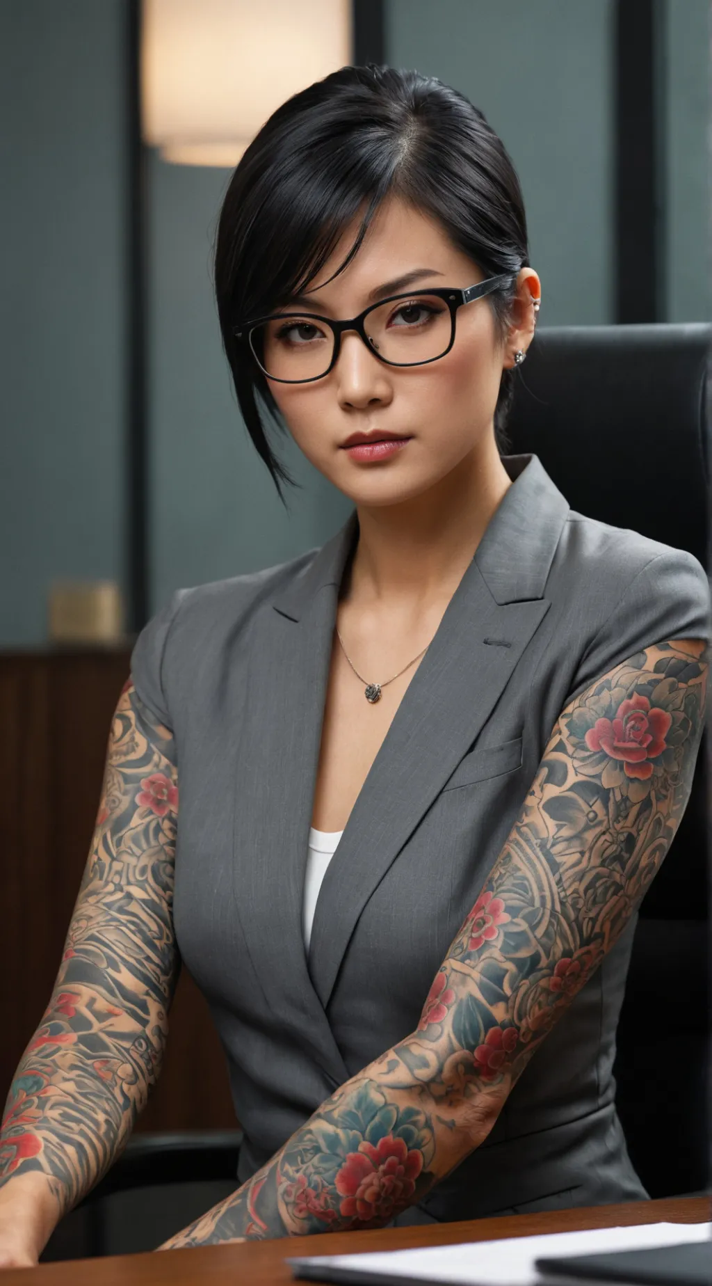 ai character: Midori background