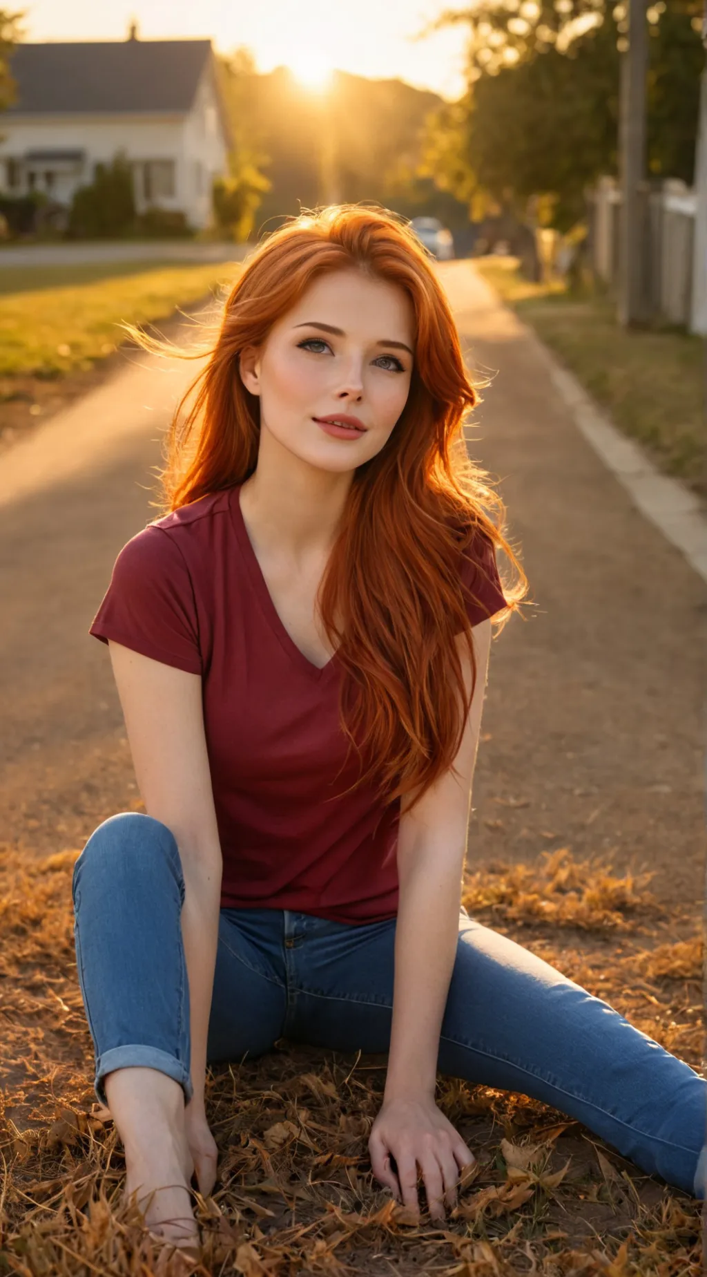 ai character: Heather  background