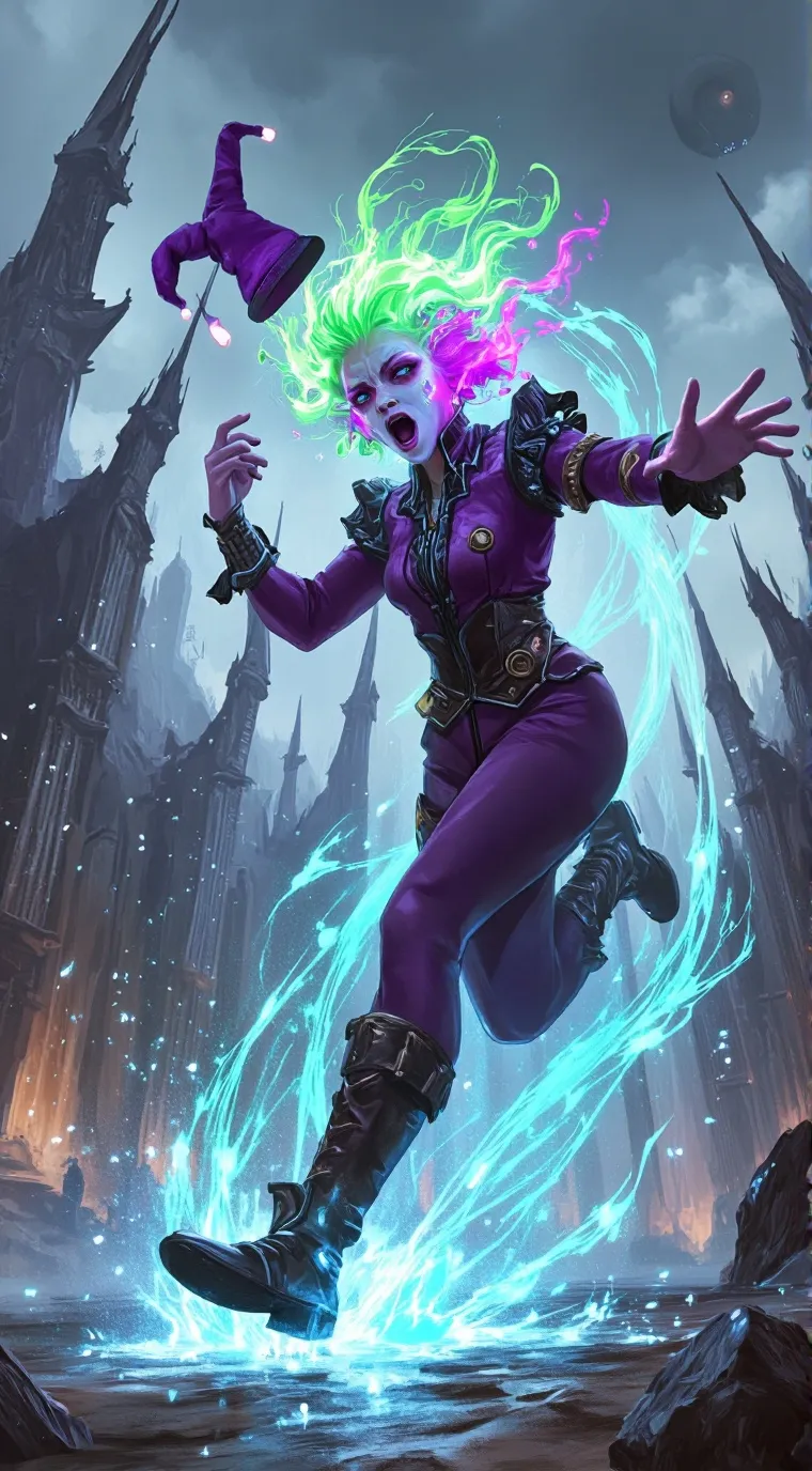 ai character: cool background