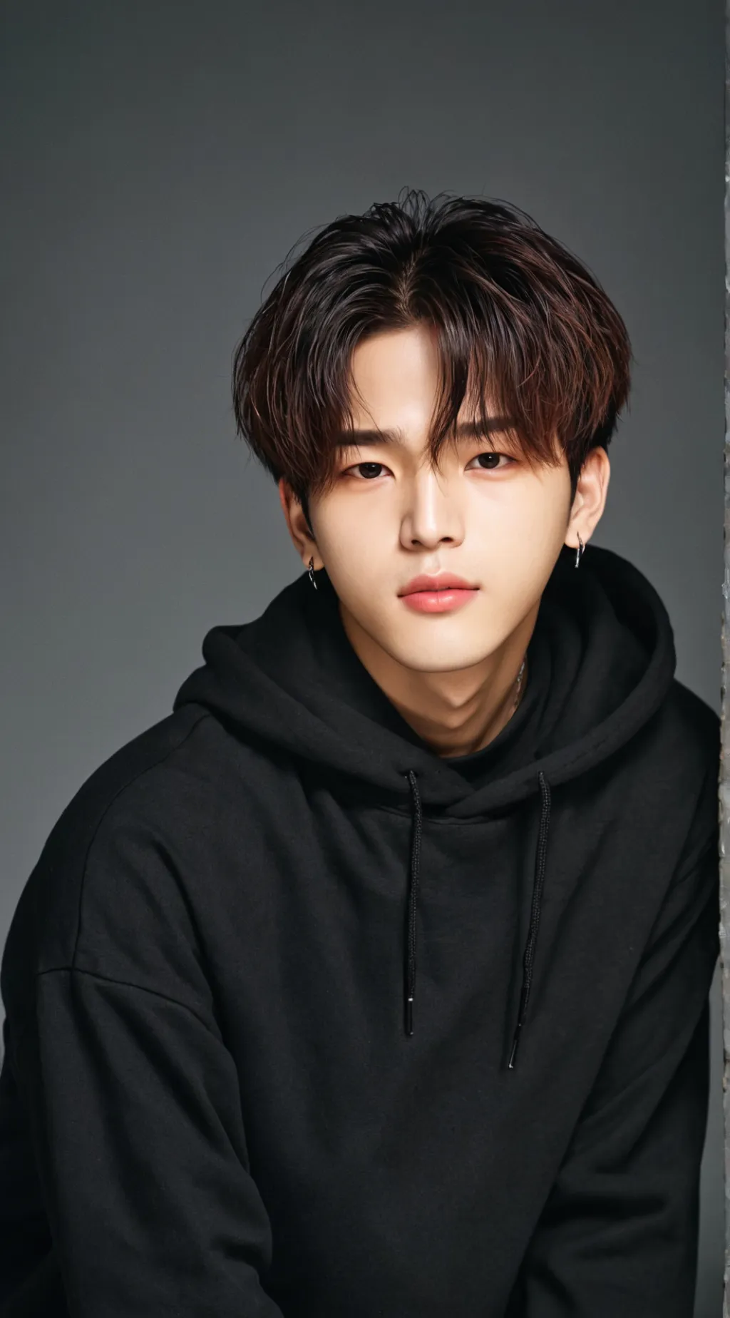 ai character: woojin  background