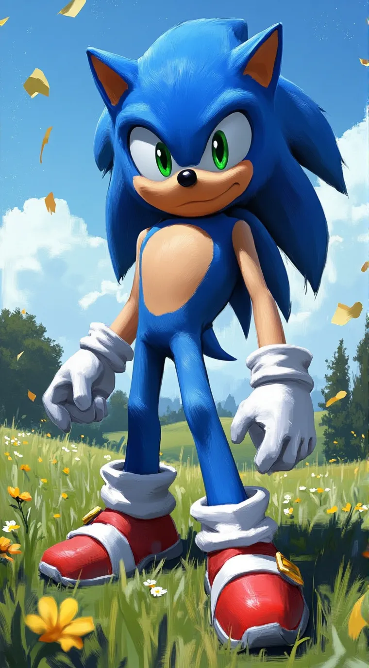 ai character: Sonic background