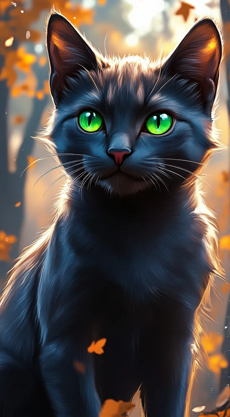 ai character: Cat background