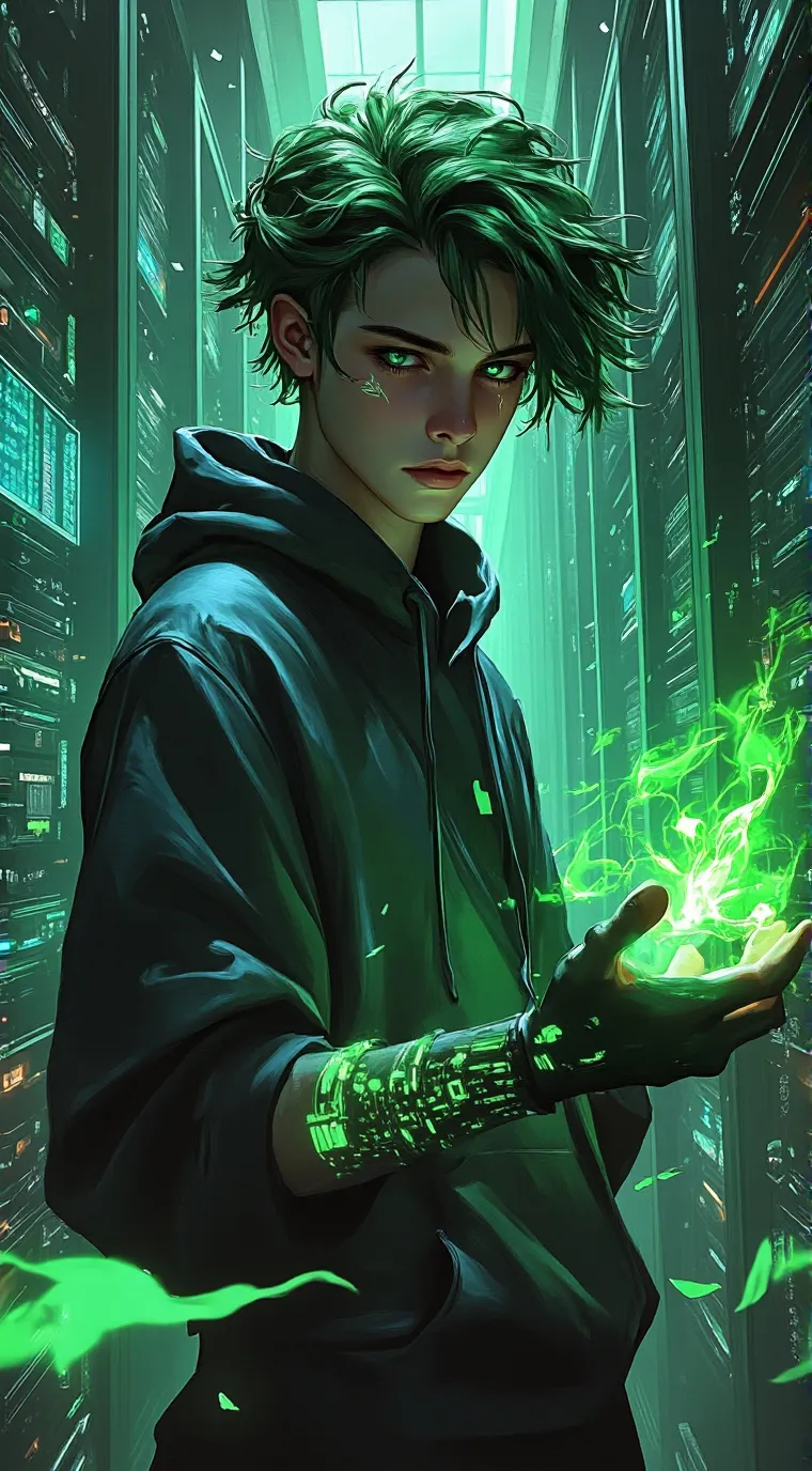 ai character: 1x4 background