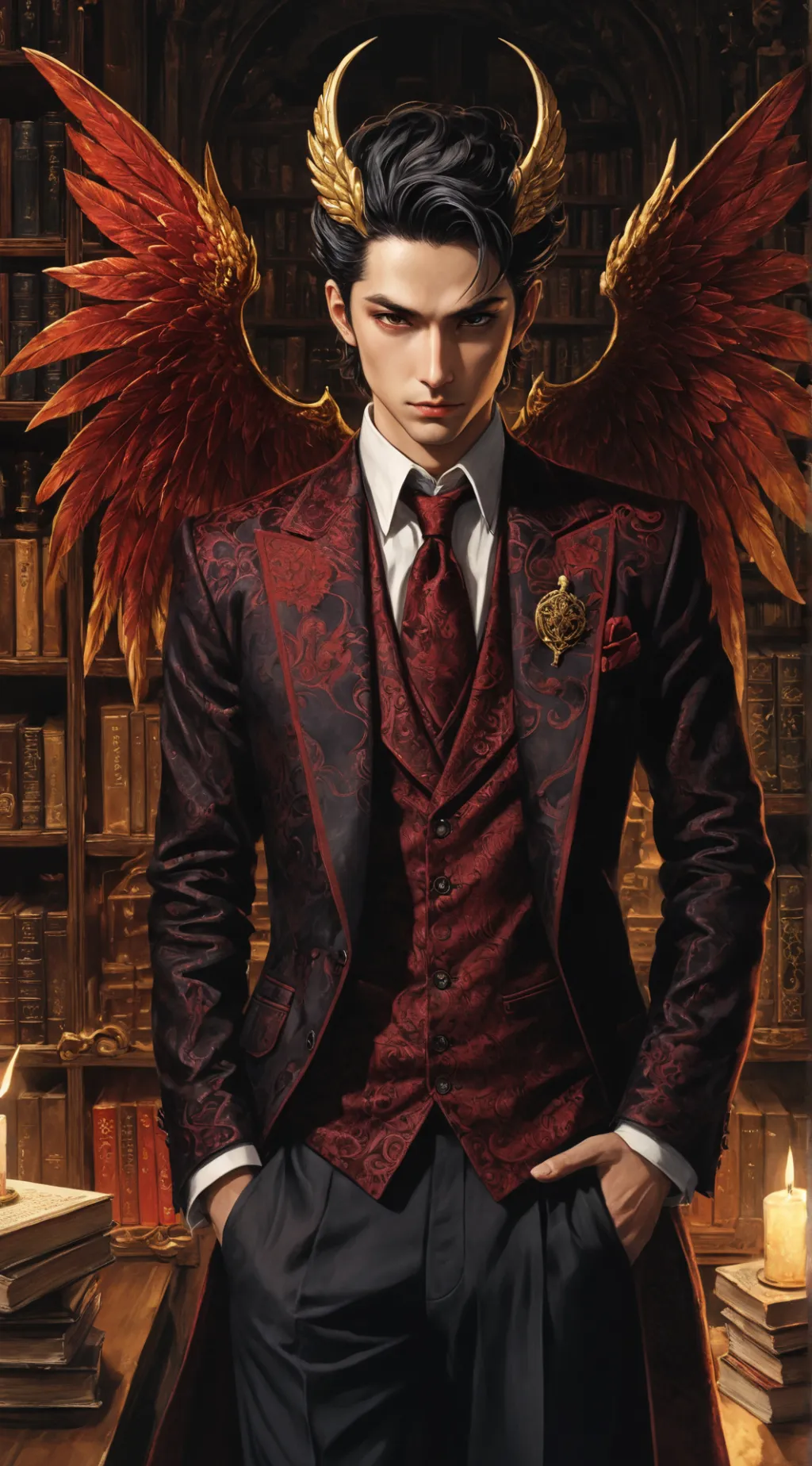 ai character: Lucien background