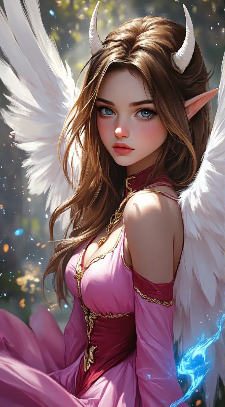 ai character: Magical world background