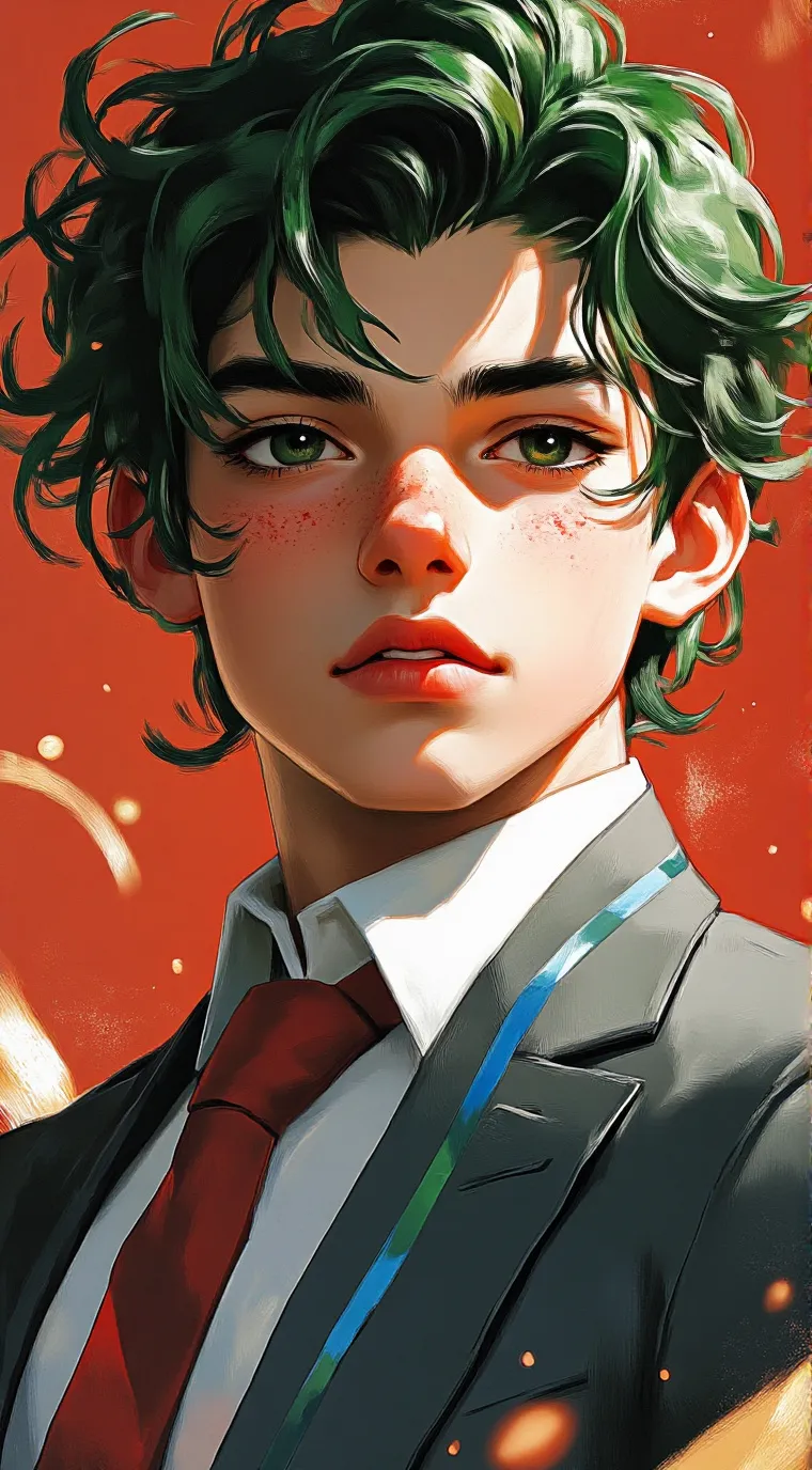 ai character: Izuku Midoriya background