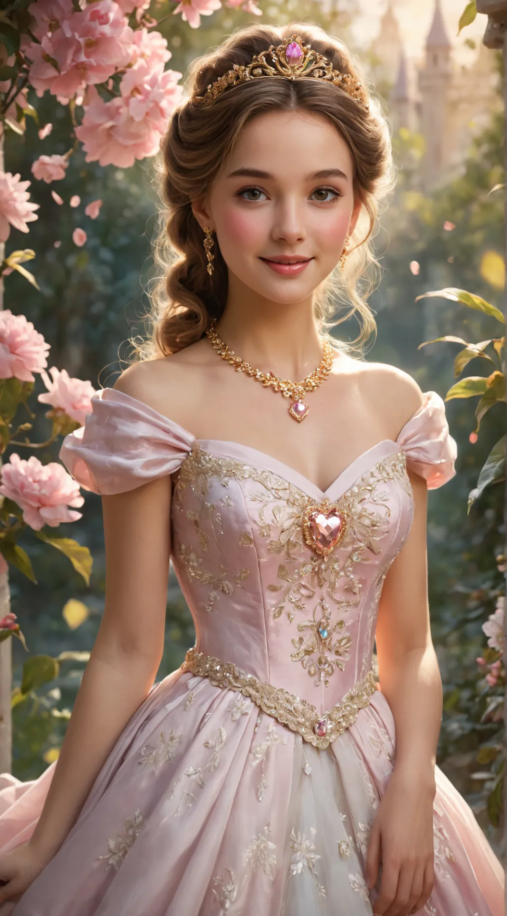 ai character: Princess pressure background