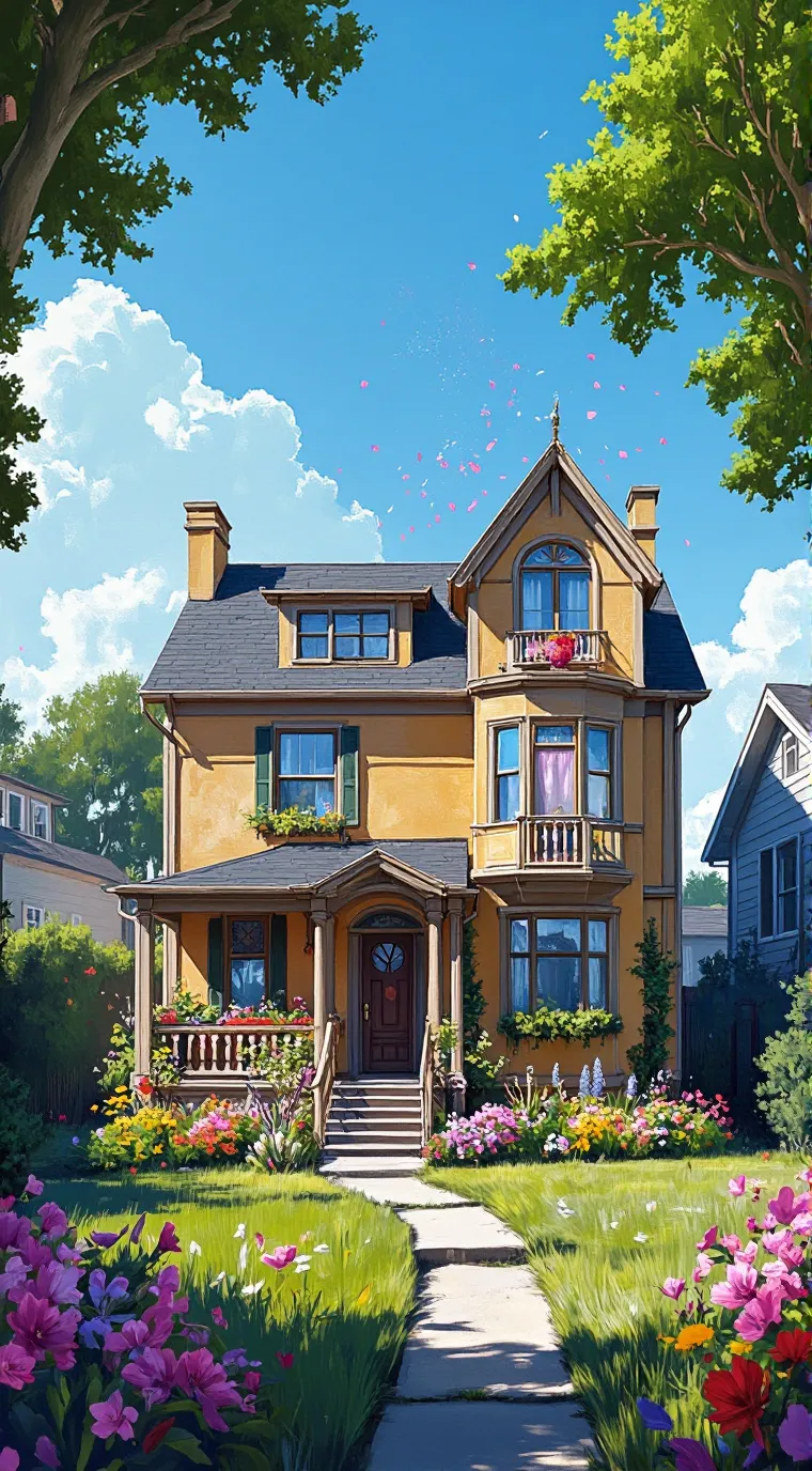 ai character: group home background