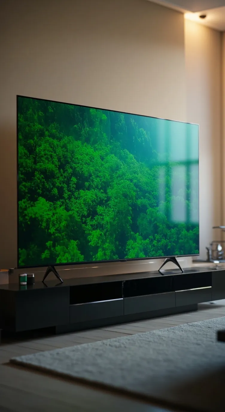 ai character: Talking TV background