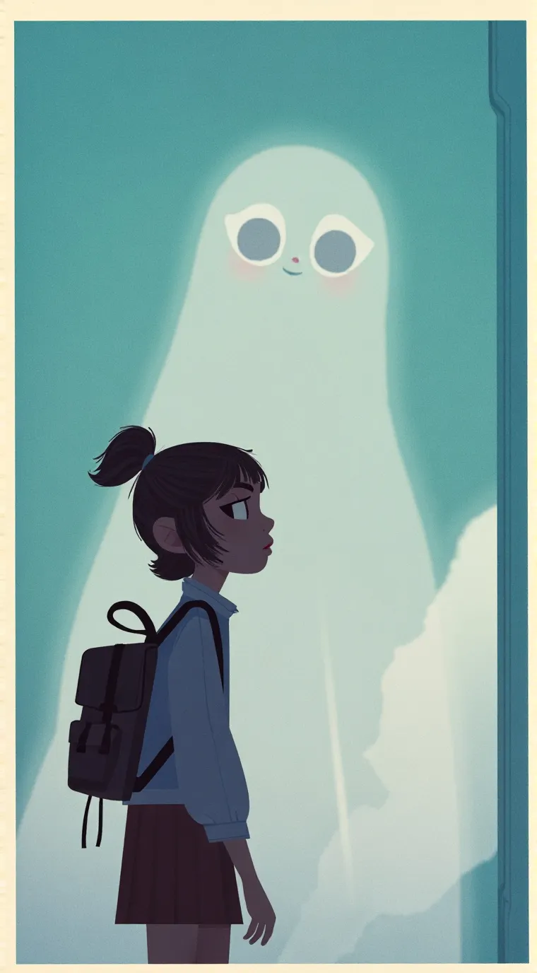 ai character: The ghost background