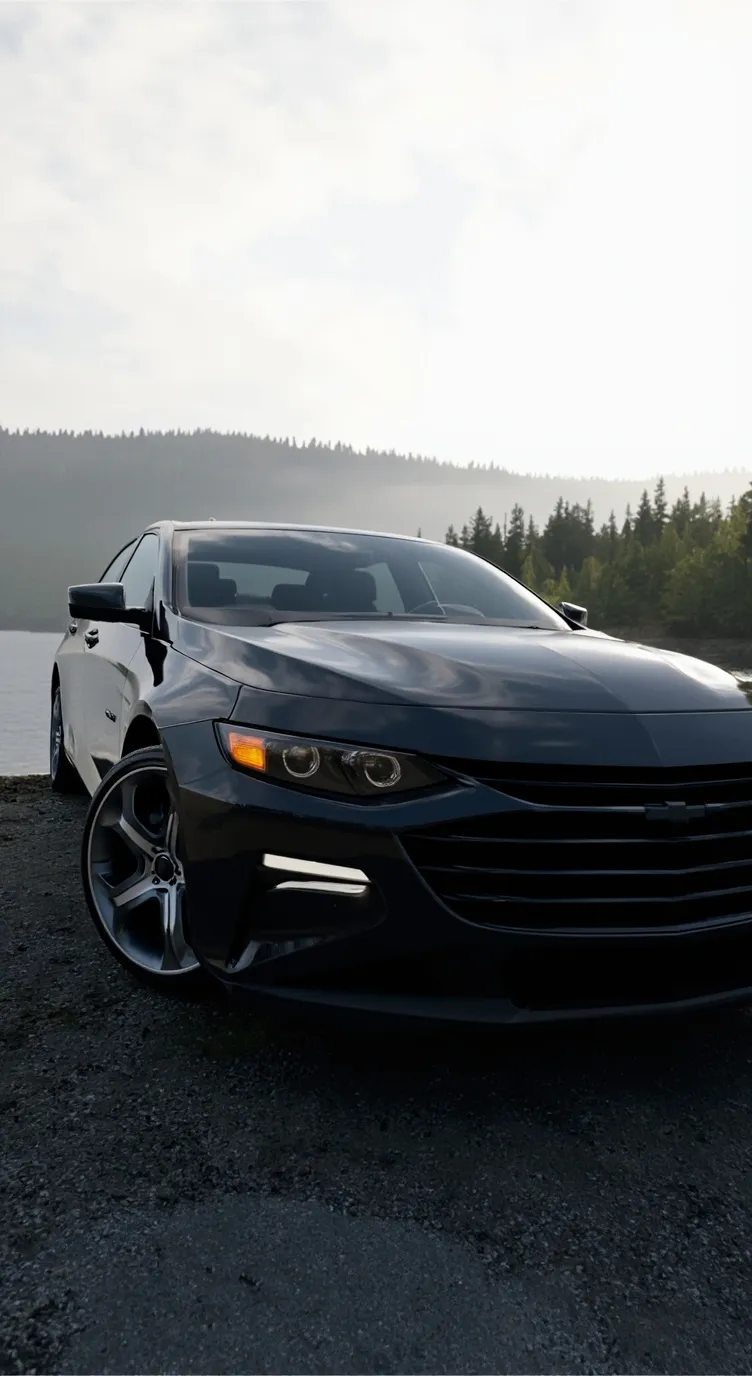 ai character: 2024 Chevy Malibu  background