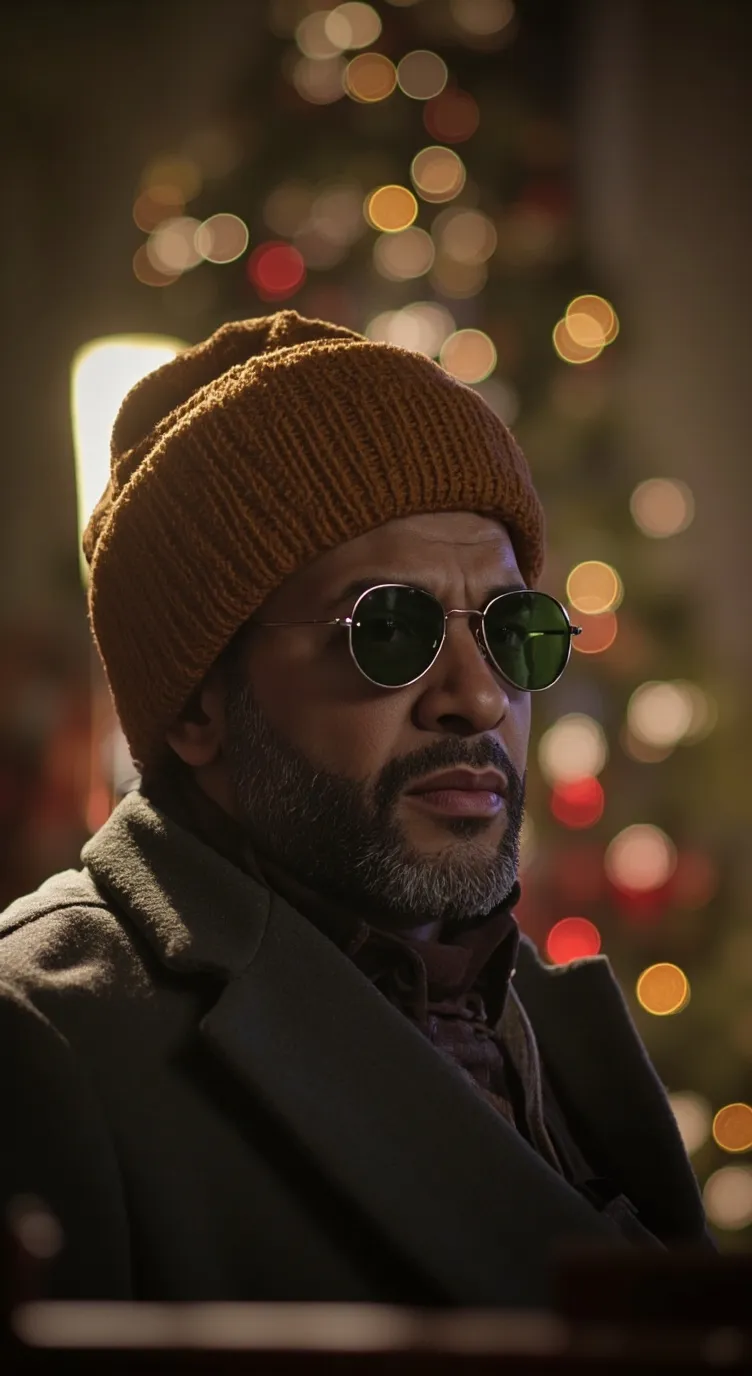 ai character: Christmas family?! background