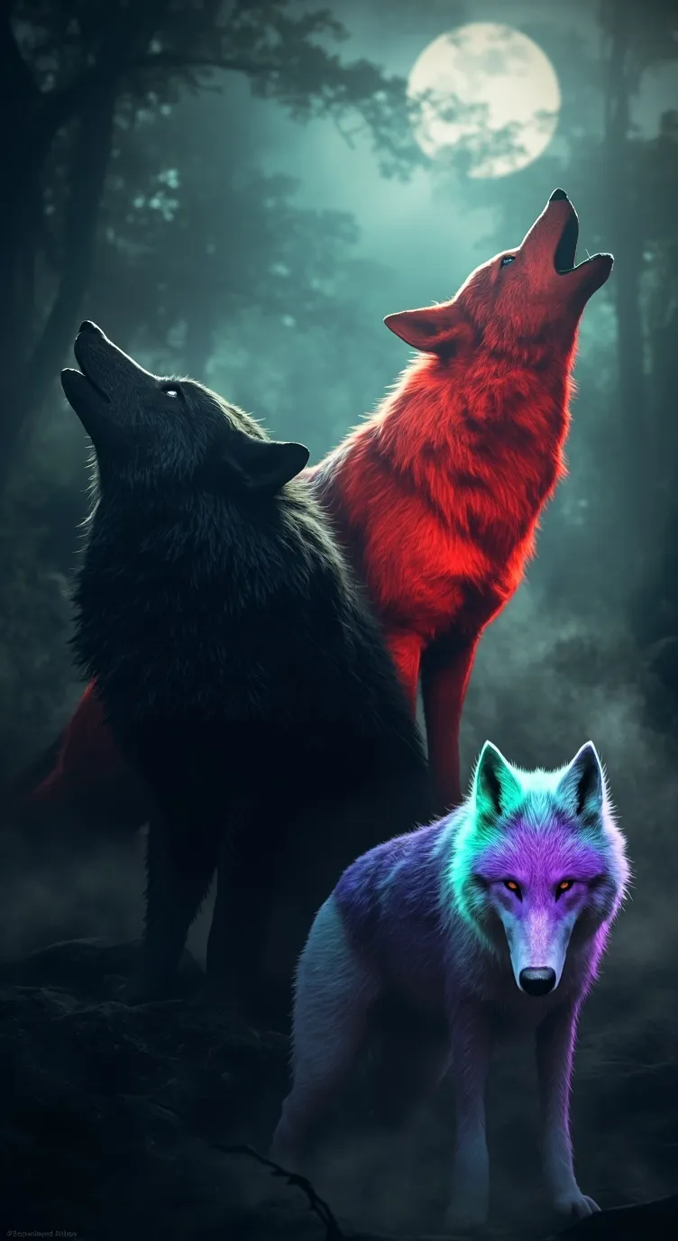 ai character: 🐺strong pack💝 background