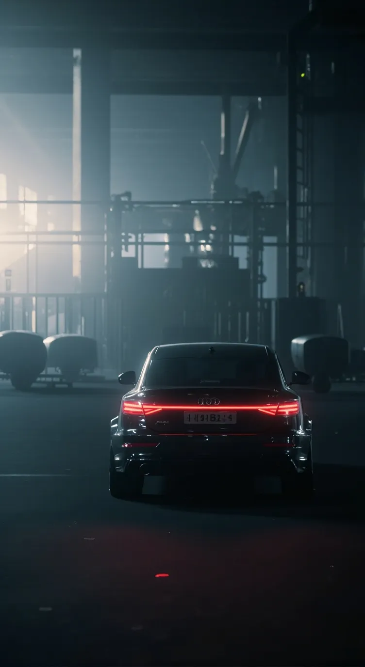 ai character: Car factory  background