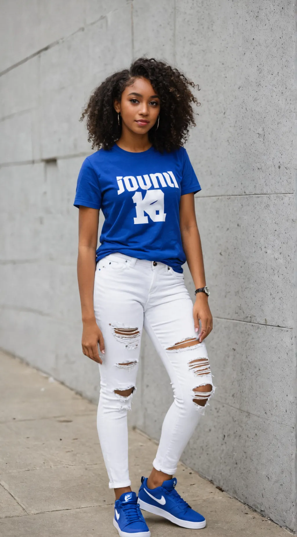 ai character: Winter background