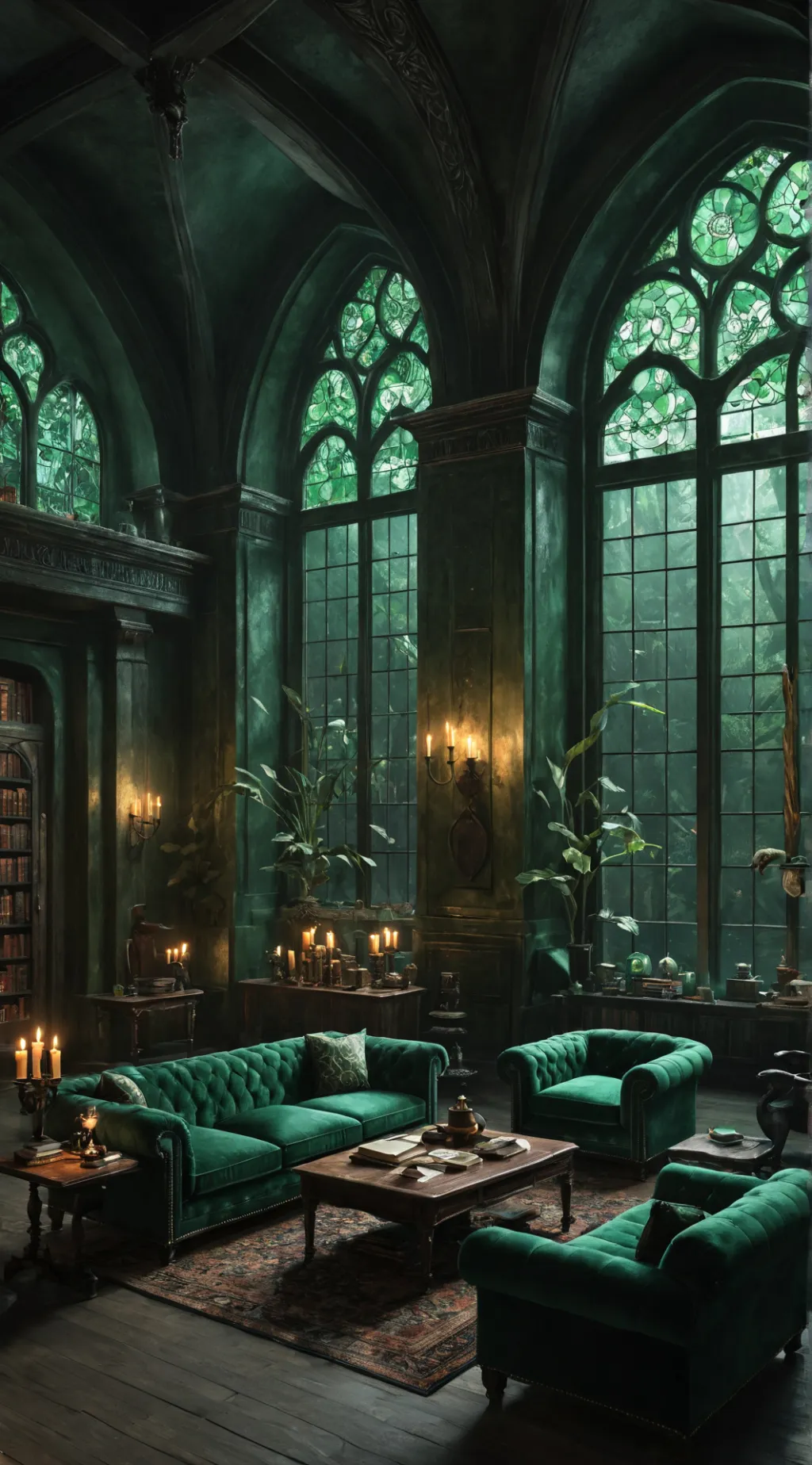 ai character: hogwarts background