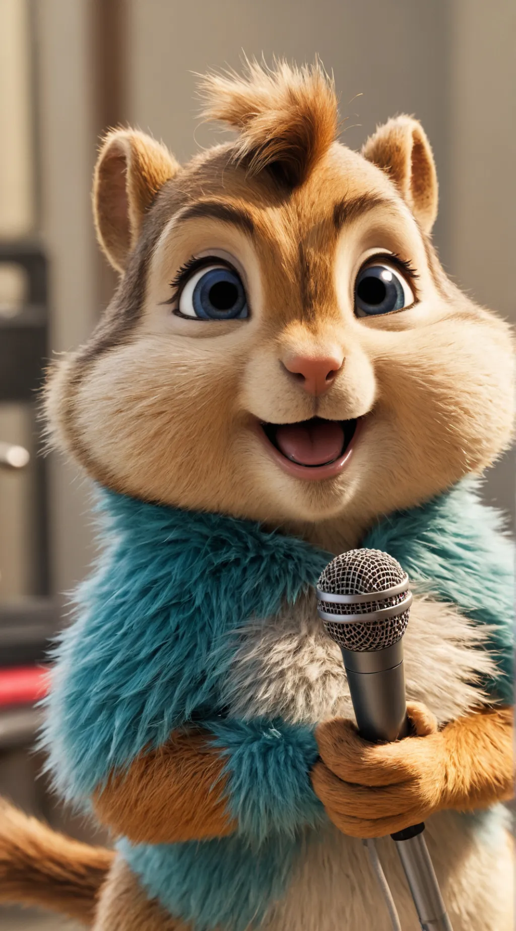 ai character: Alvin the Chipmunk background