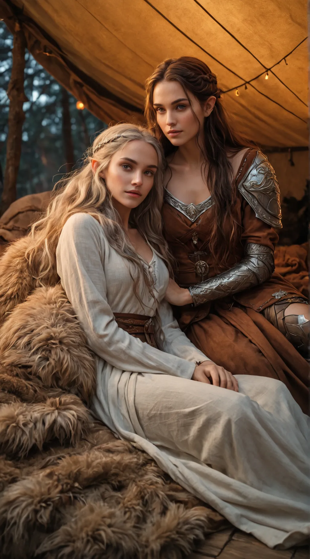 ai character: Celeste & Sam background