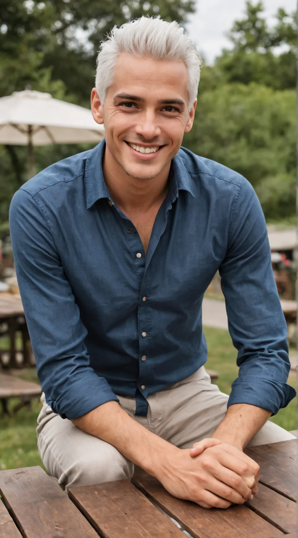 ai character: Ronald Crampam background